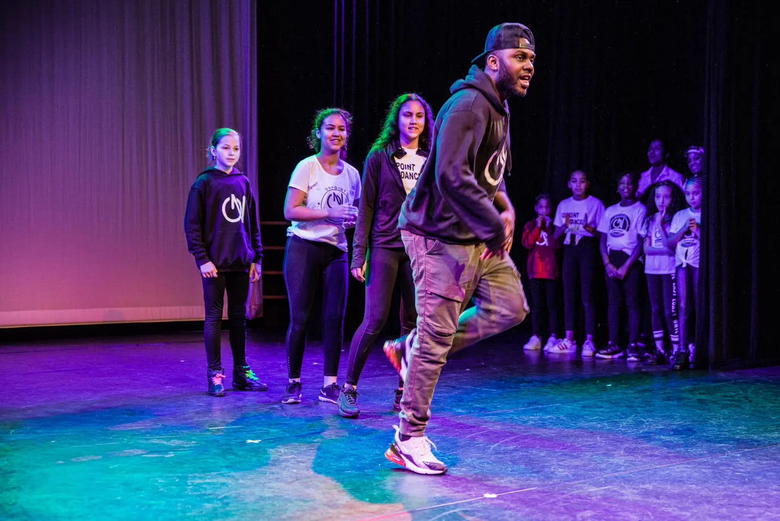 Volwassen danser tijdens een OnPoint les